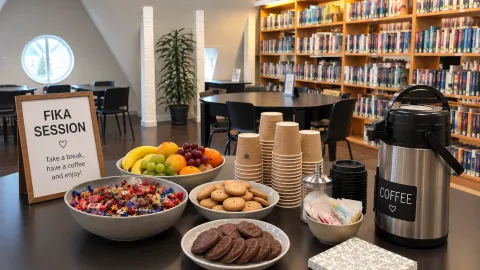 Library Study Session with Fika 